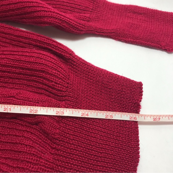 Stackpole Moore Tryon Hartford Vintage Men's Wool Cable Knit Pull Over Sweater - Picture 11 of 12